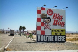 Big Boy signage, Bakersfield U.S.A.